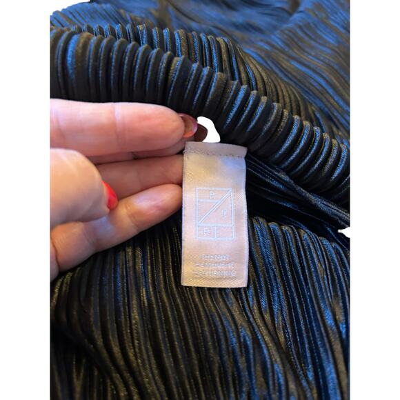 Black Pleated Atlein Collective Dress - Size S - Picture 9 of 11